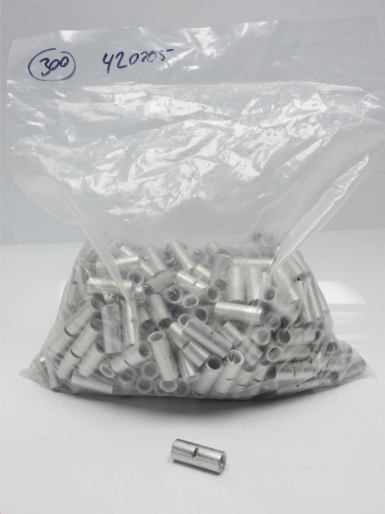 (10pcs) Non-Insulated 1 Gauge Seamless Butt Splice Connectors Wire Terminal USA