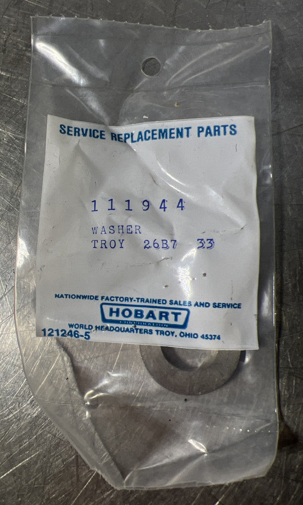 Nos Surplus Genuine Hobart THRUST WASHER Item No. 00-111944. Factory Sealed
