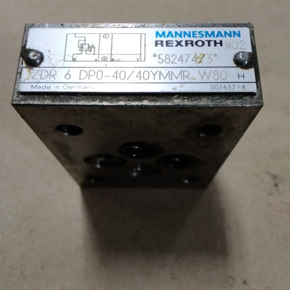 Rexroth ZDR 6 DP0-40/40YMMR W80 Hydraulic Valve Z22