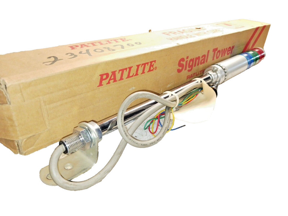 NEW PATLITE SIGNAL TOWER LIGHT RED/GREEN/BLUE 24 AC/DC  LCE-302U-RGB