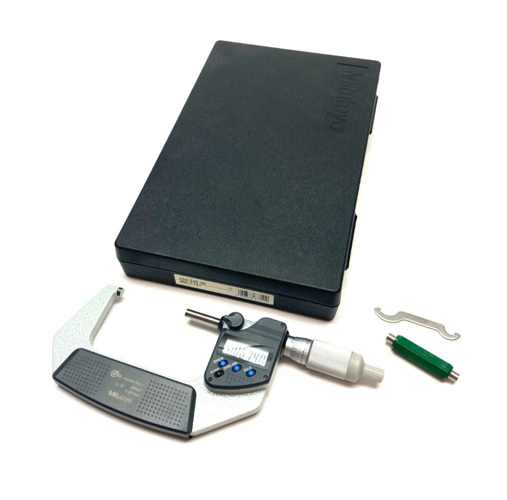 Mitutoyo 293-346-30 Digimatic Micrometer IP65 Coolant-Proof .00005 MDC-3"PXT