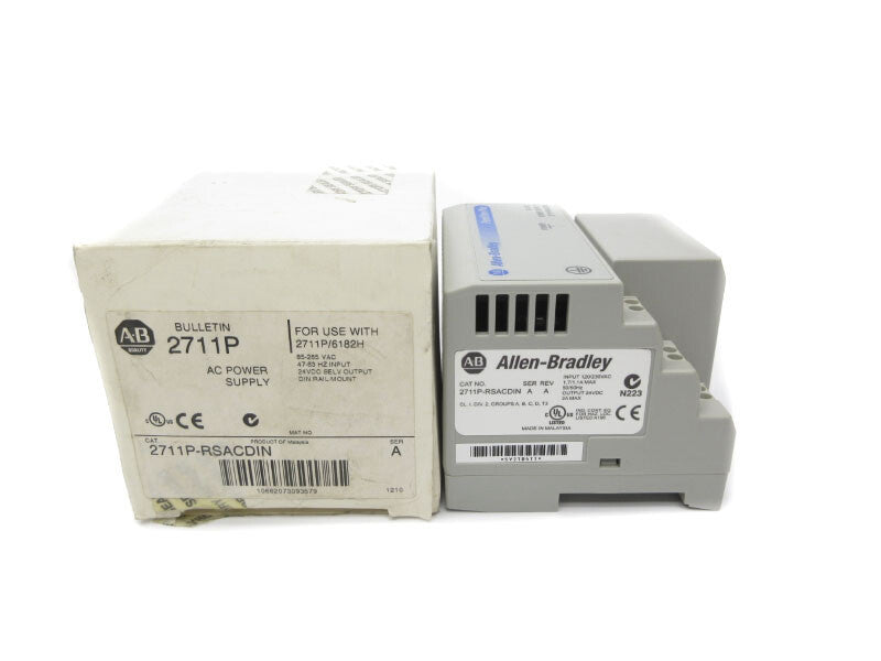 ALLEN BRADLEY 2711P-RSACDIN SER. A 85-265VAC 3A NSMP