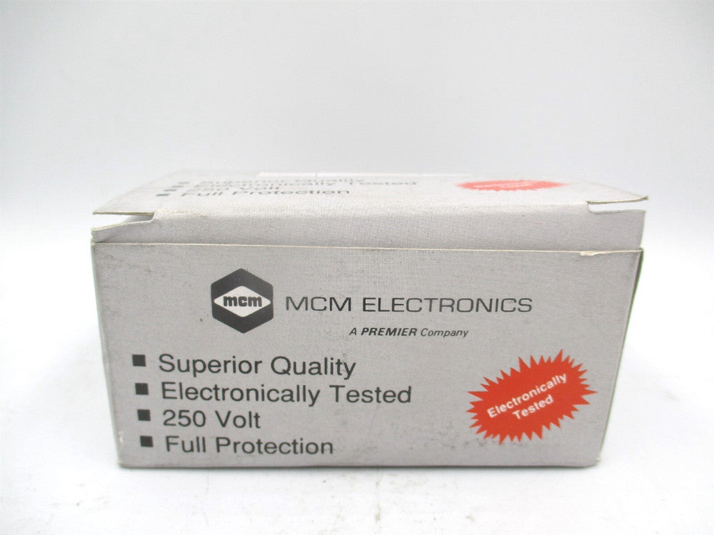 MCM (85-11400) 0.25A 250V Glass Automotive Fuse 5ct. - Lot of 15 