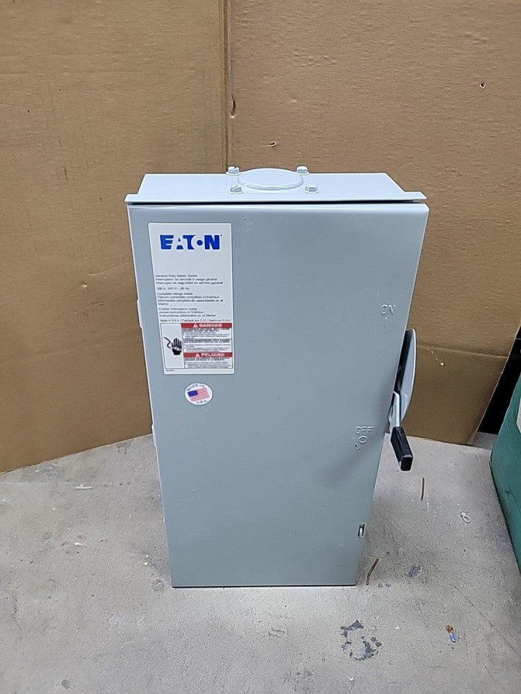 New Old Stock EATON DG323NRB 100A 3P 240V Fusible Disconnect