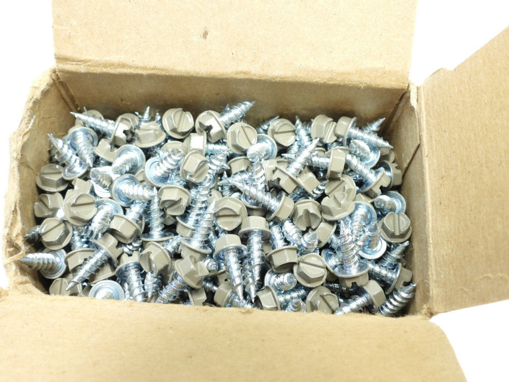 #8X1/2 HEX WASHER HEAD SELF DRILLING SCREWS BRONZE 1000PCS