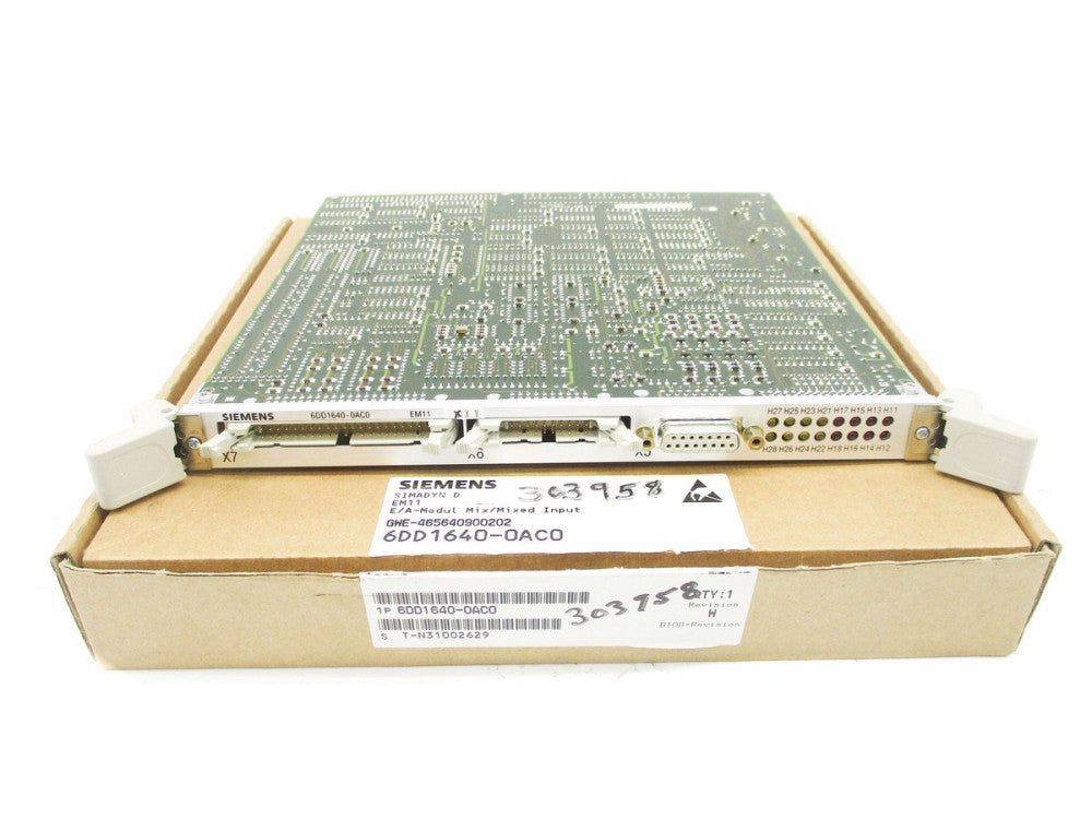 SIEMENS 6DD1640-0AC0 REV. W NSMP