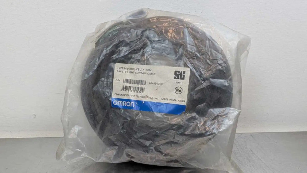 STI Omron MS4800-CBLTX-10M Safety Light Curtain Cable 40452-0100 10m