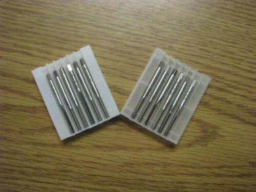 #5-44 H2 1-15/16" High Speed Steel 3 Flute Bottoming Hand Taps - Lot of 12 