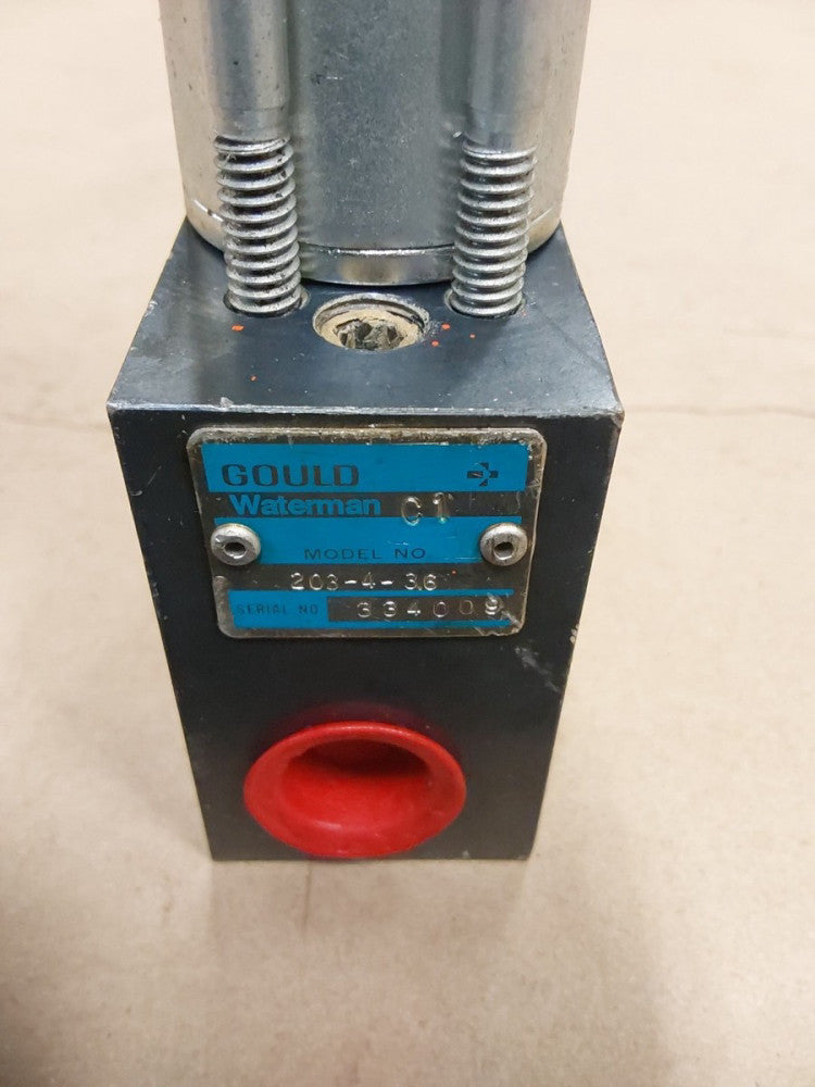 NOS Waterman Parker-Hannifin Solenoid Valve 203-4-36.....N87