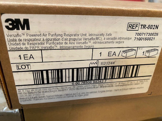 3M TR-802N Powered Air Purifying Respirator Unit (NEW)