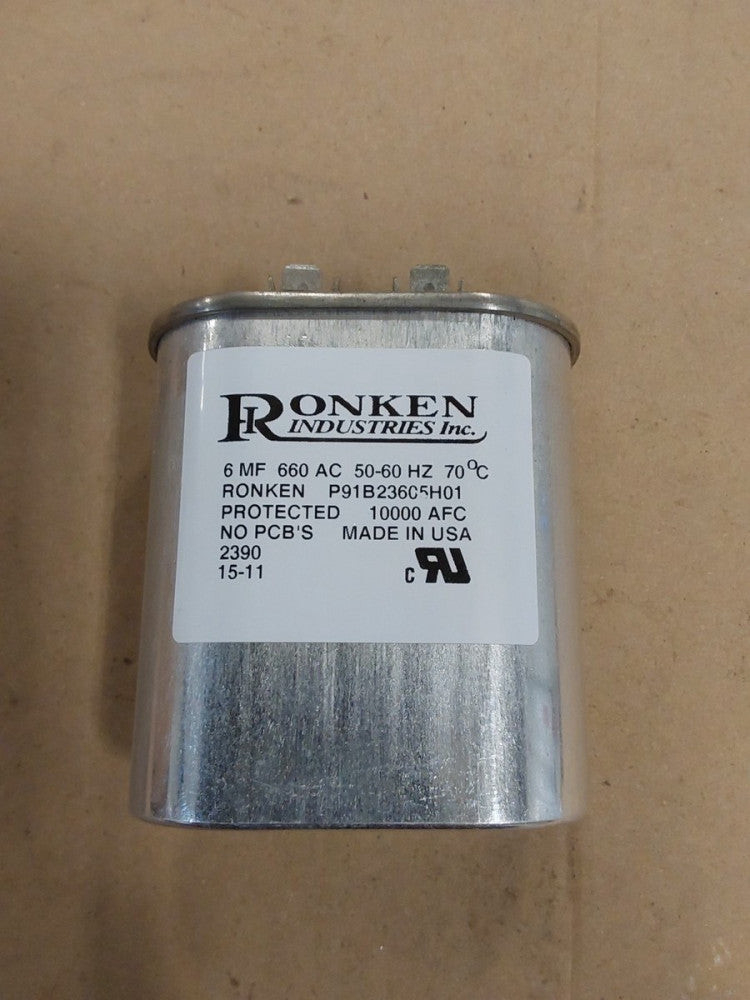 RONKEN P91B23605H01.....6MF..660 AC...50-60 HZ....PROTECTED 10000 AFC...NO PBC'S