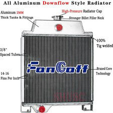 AT20797 Aluminum Radiator FOR John Deere JD300/JD301 820 920 1020 1120 Tractor