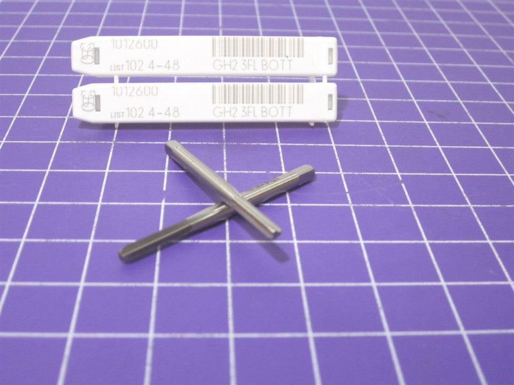 OSG (1012600) #4-48 RH 2B H2 3F Hand Taps Qty-2