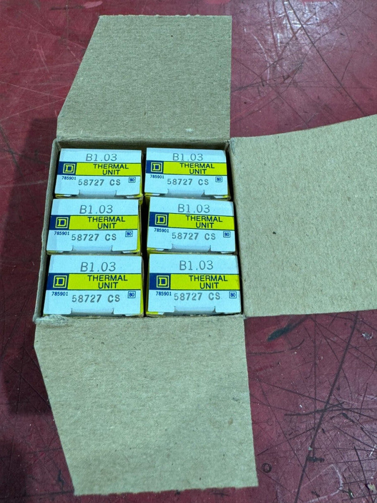 NEW IN BOX SQUARE D HEATER ELEMENT B1.03 LOT OF 6