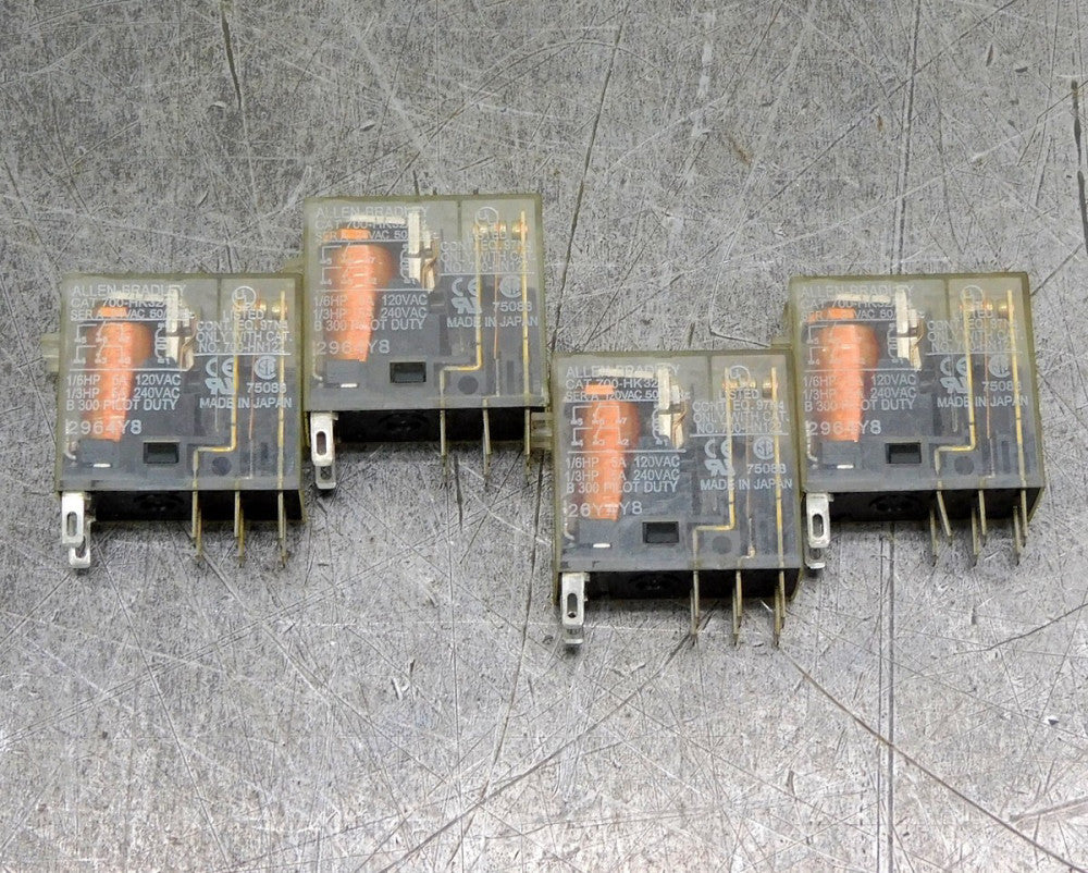 Allen-Bradley 700-HK32A24 Relay 24VAC Series A Lot of Four (4)