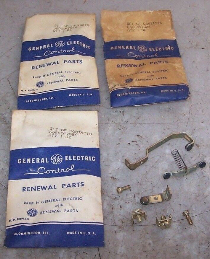 (3) NEW GE GENERAL ELECTRIC REPLACEMENT CONTACT KIT 6960047G26  LOT OF 3