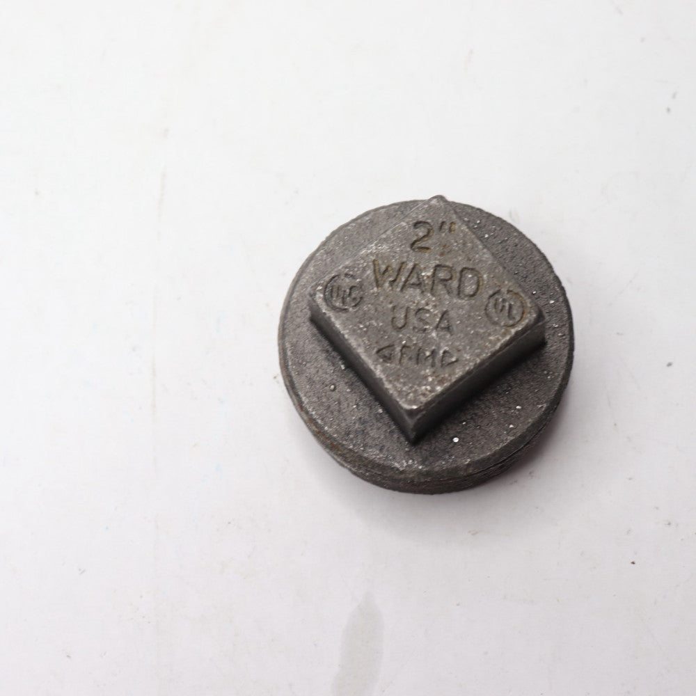 Ward Square Head Plug Threaded Fitting A105 Forged Carbon Steel 2"