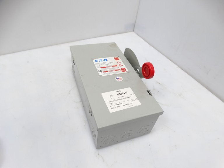 EATON DH361UGK HEAVY DUTY SAFETY SWITCH. (151841 - USED)