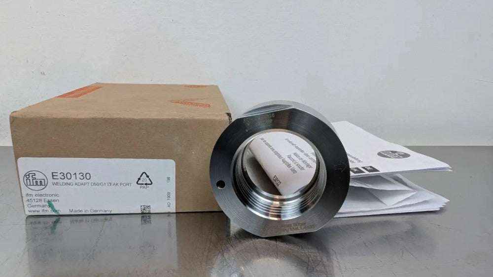IFM Efector E30130 Welding Adapter for Process Sensors D50/G1 LEAK PORT