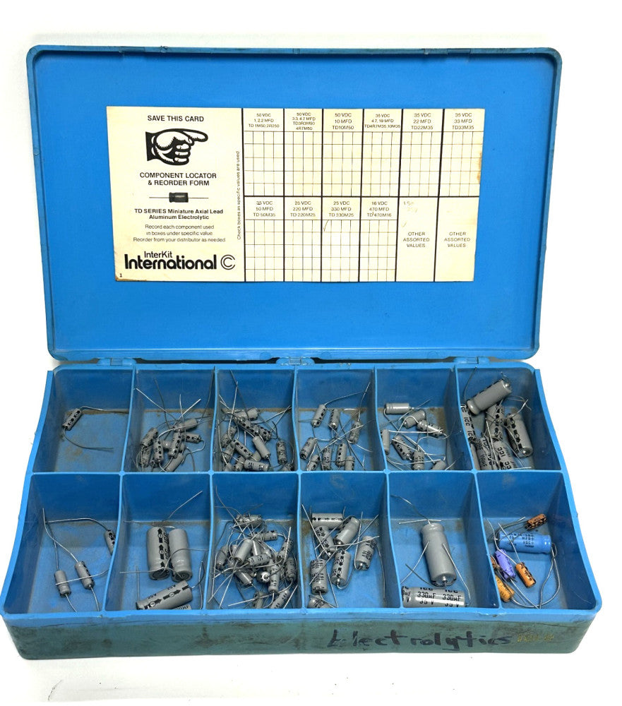 90PC ELECTROLYIC CAPACITOR ASSORTMENT KIT FROM 2.2UF TO 470UF  16V-50V