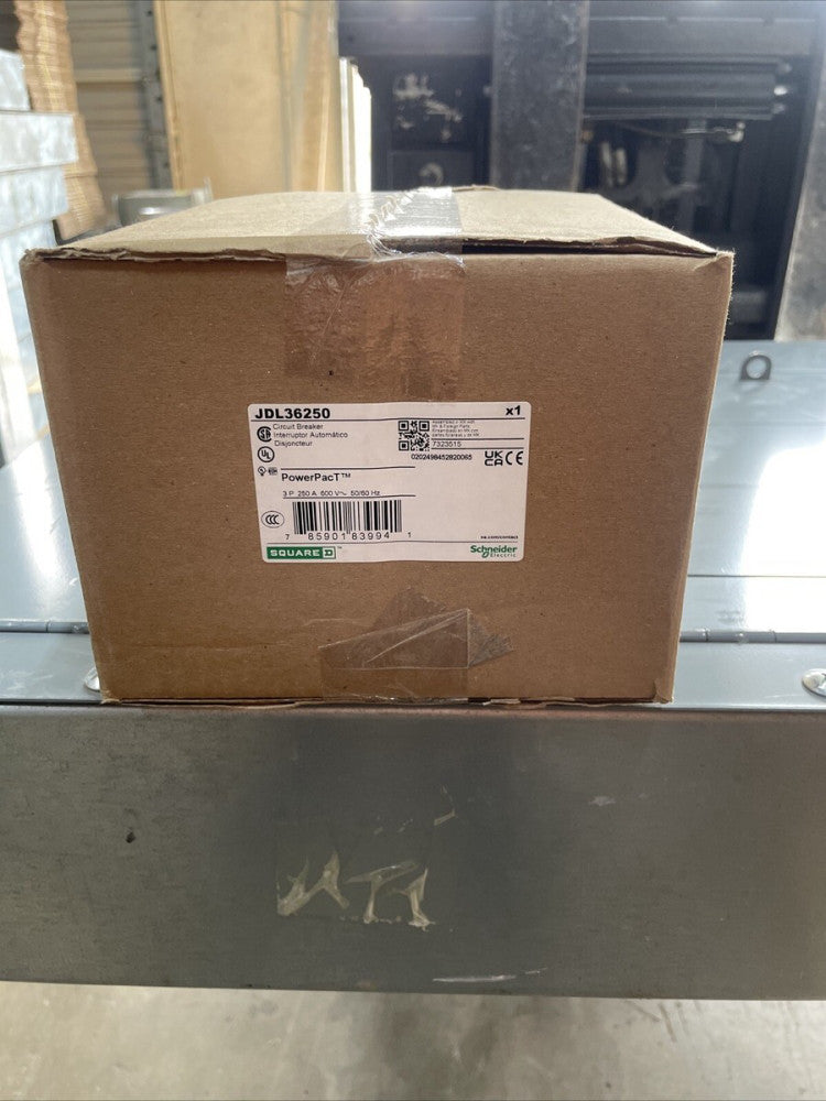 1) New! Square D JDL36250 JD 250 250Amp 600V 3 Pole Circuit Breaker