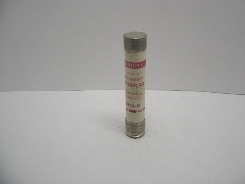 GOULD / SHAWMUT TRSR 45 TIME DELAY FUSE 45 AMP TRI-ONIC 600V ~ TYPE D HRCI-R