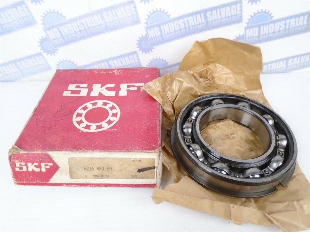 SKF - 6216 NRJEM - Radial/DEEP GROOVE Ball Bearing - 80mm x 140mm x 26mm - (NEW)