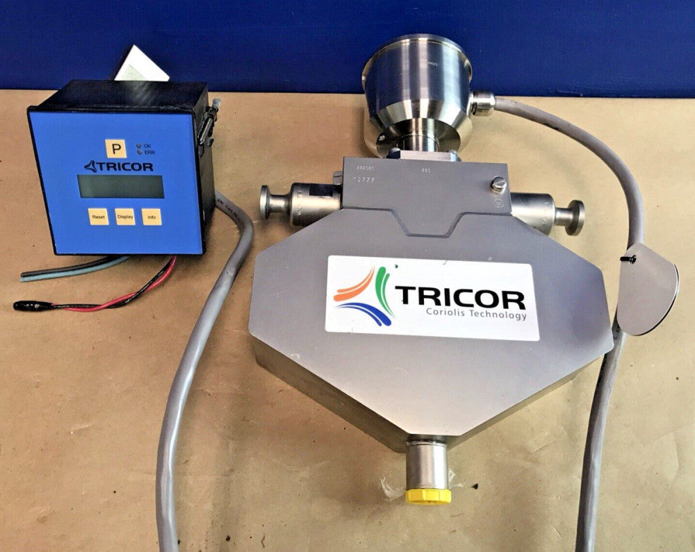 TRICOR TCM0650-TA-SSSGSL-HZZS Coriolis Mass Flow Meter w/ TCE8001-S-SMSN