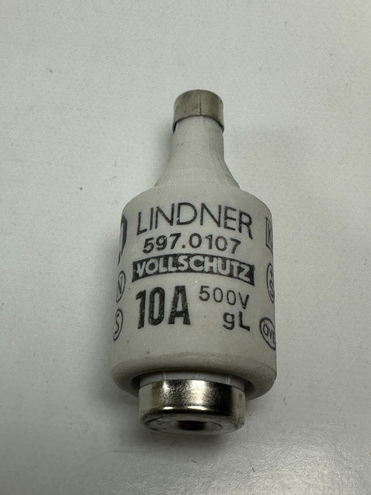 Lindner 597.0107 Bottle Fuse Ceramic 10A/500V - New Fast Ship
