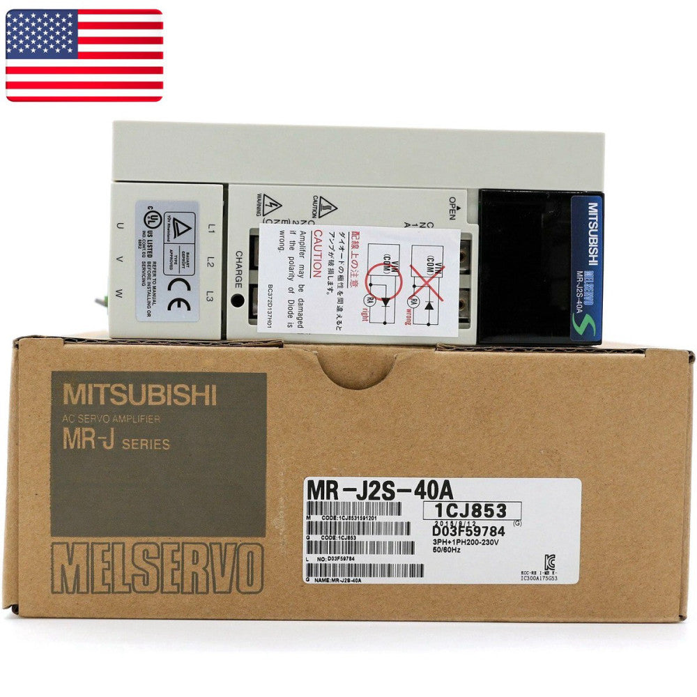 One Brand New MITSUBISHI MR-J2S-40A AC Servo Amplifier Drive Driver - US Stock