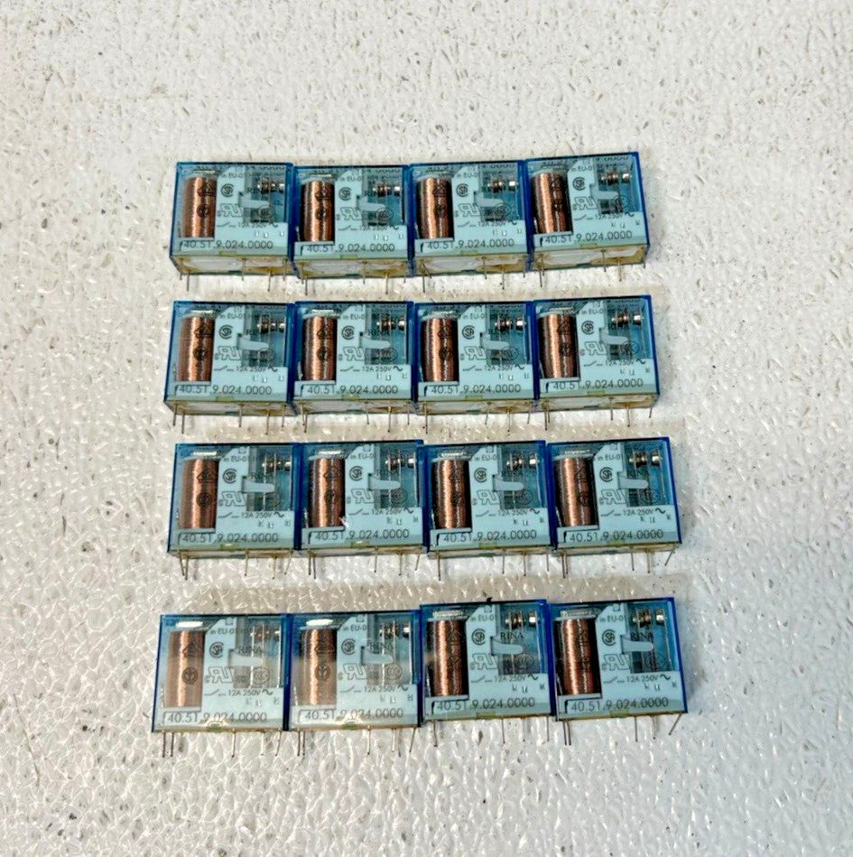 Lot of 16 finder 40.51.9.024.0000 Plug-In Relays