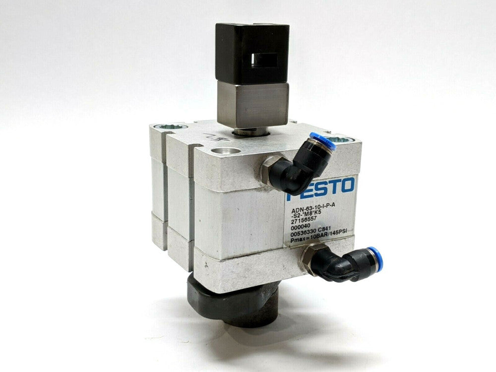 Festo ADN-63-10-I-P-A-S2-M8 K5 Pneumatic Cylinder 63mm Bore 10mm Stroke