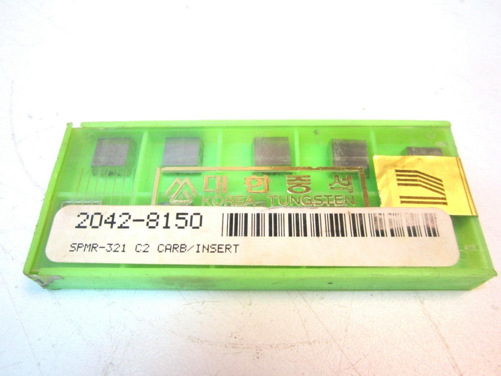 Korea Tungsten SPMR-321 C6 Carbide Turning Inserts 125040585 Pack Of 10