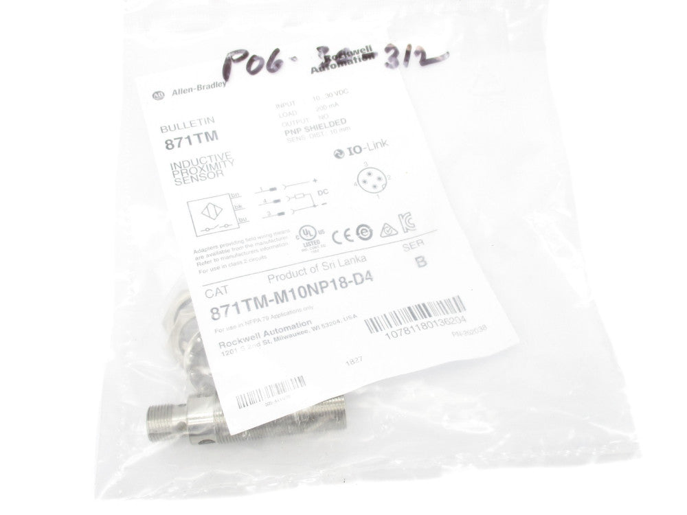 ALLEN BRADLEY 871TM-M10NP18-D4 SER. B NSMP