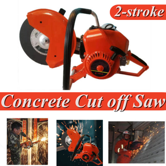2-stroke Cutting Saw Gasoline Concrete Cutting Machine Fire Toothless Saw 6.8HP