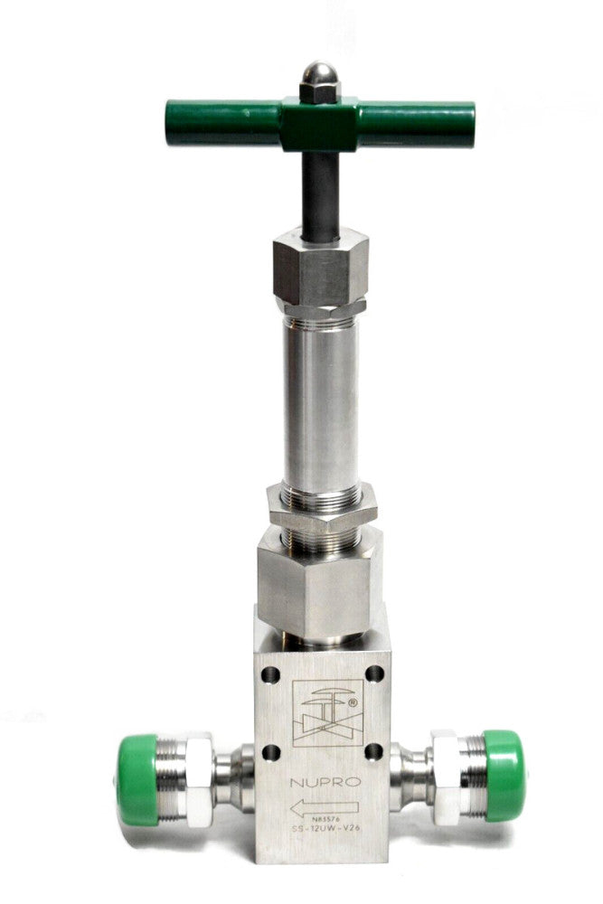 Nupro Swagelok SS-12UW-V26 Stainless Steel Bellows Sealed Valve
