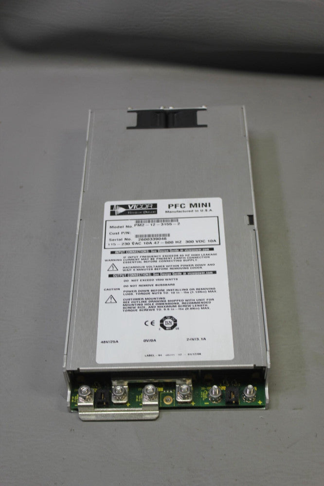 VICOR PFC MICRO POWER SUPPLY PM2-12-3155-2 