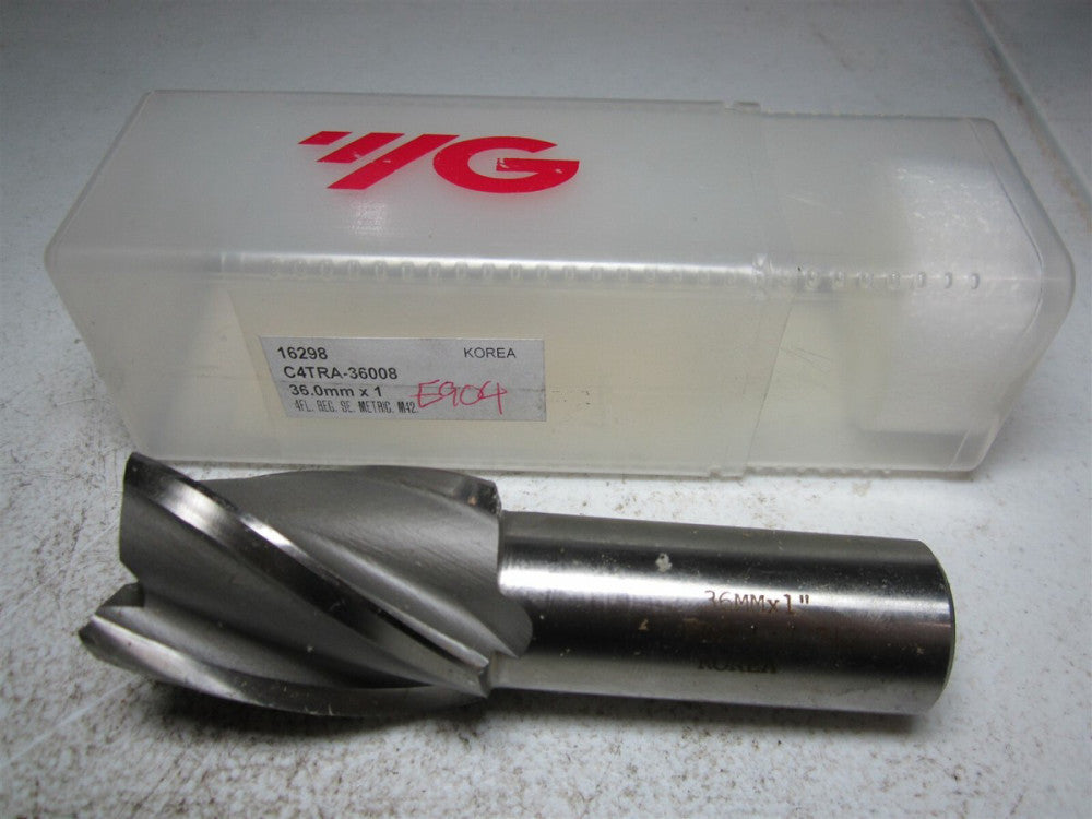 YG-1 (16298) C4TRA-36008 36mm x 1 x 2 x 4-1/2 4 Flute Cobalt Square End Mill