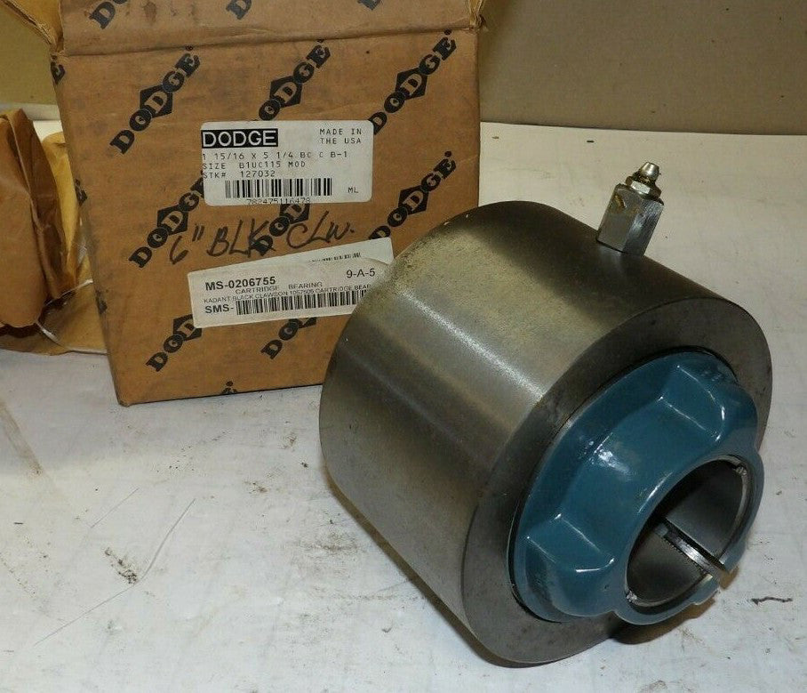 NEW DODGE TAPERED ROLLER INSERT CARTRIDGE BEARING 1 15/16" BORE 5.25" OD B1UC115