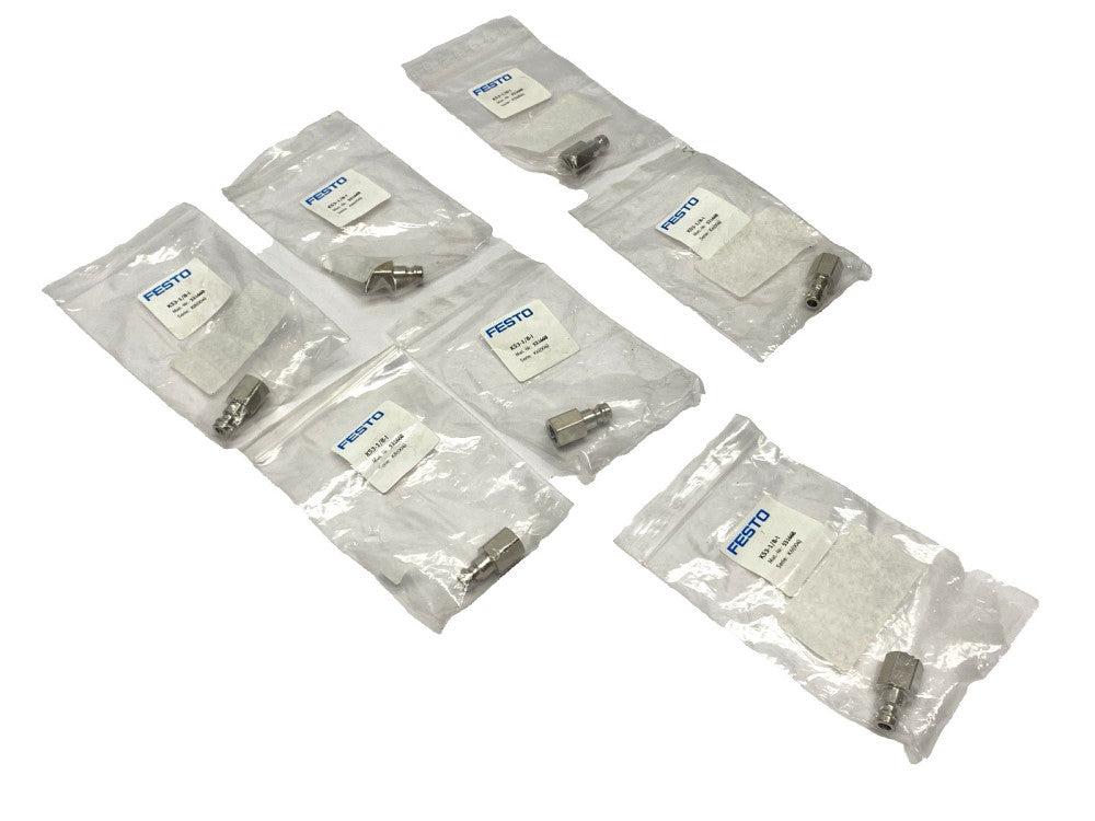 Festo KS3-1/8-i Quick Coupling Plug 531668 LOT OF 7