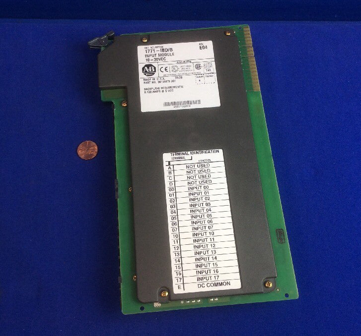 ALLEN BRADLEY 1771-IBD/B INPUT MODULE 10-30VDC REV. E04