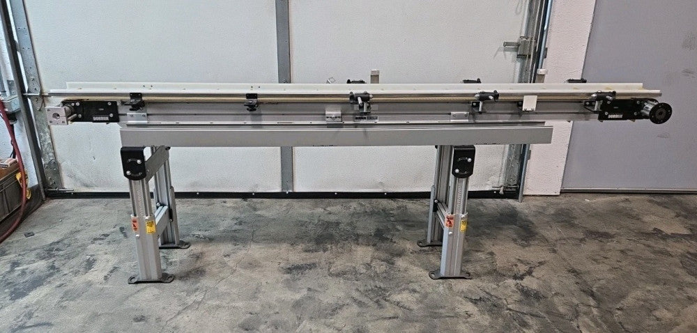 Dorner 3200 Heavy Duty Belt Conveyor 8ft Length x 3-3/4" Width Belt With Legs