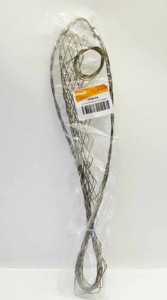 Launch3 L3-HG-214 2-1/4" Lace-Up Holding Grip , Stainless Steel