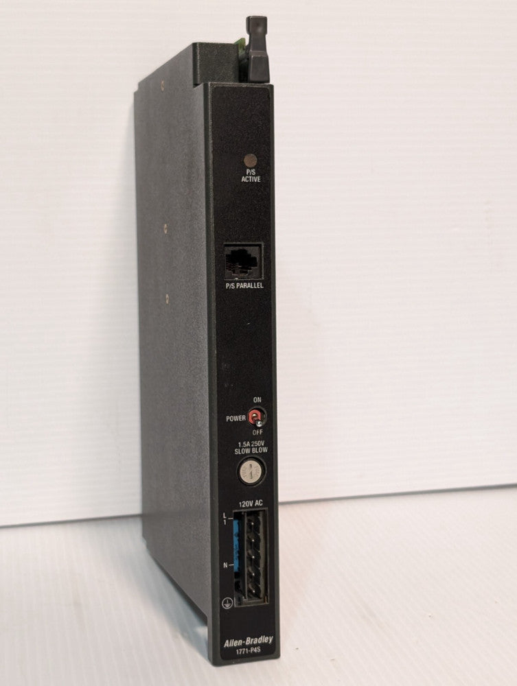 Allen Bradley 1771-P4S Power Supply Module, Series B, 120VAC as pictured