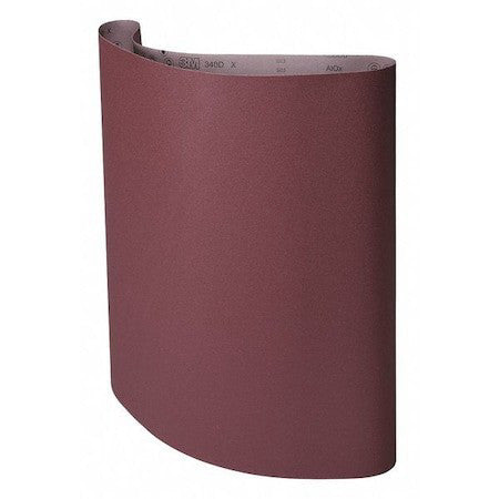 3M 7010326389 Sanding Belt, 37 In W, 60 In L, Coated, Aluminum Oxide, P120