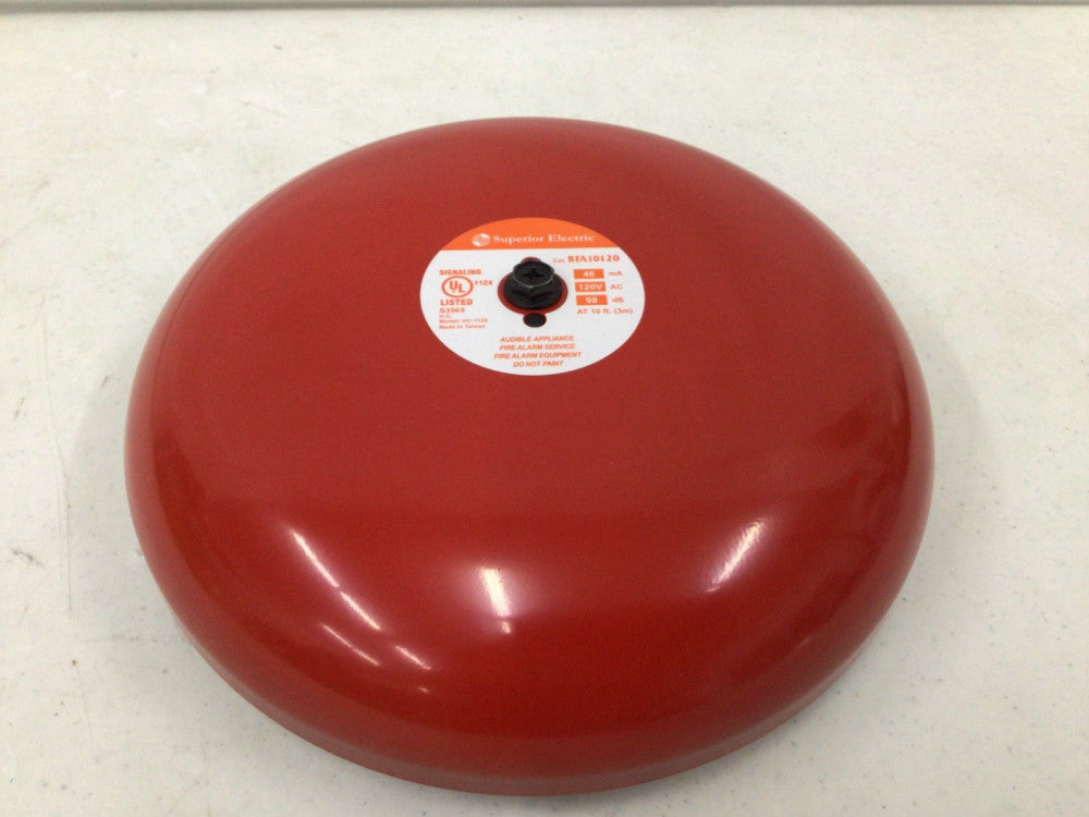 Superior Electric - BFA10120 Fire & Security Alarm Bell, 10", 120 VAC