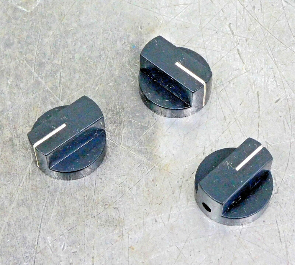 Sato Parts K-2800 Bar Knob w/ Indicator 6.0mm Shaft Lot of Three (3)