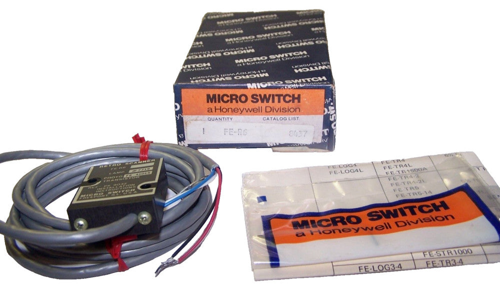 NEW HONEYWELL MICRO SWITCH PHOTOELECTRIC RETRO SCANNER  FE-R6