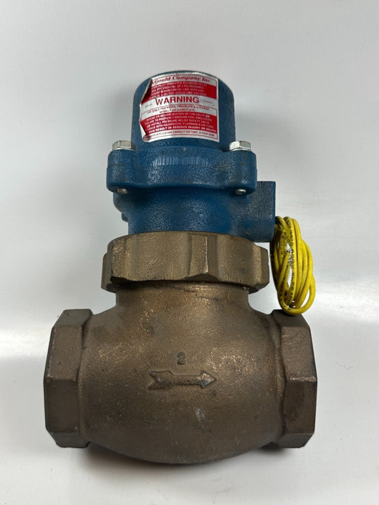 Gould Q-3-2 2" NPT Air & Water Valve 120V 60Hz 14 Watts 5-150 PSI- New Fast Ship