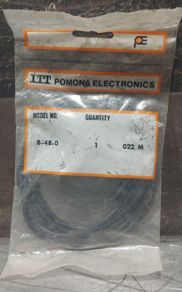 ITT POMONA ELECTRONICS B-48-0 TEST LEAD BANANA TO BANANA 48"